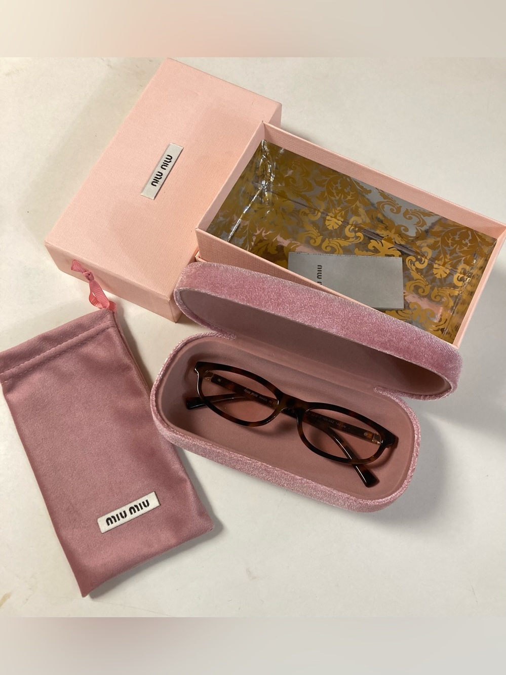 MIU MIU Regard Tortoise Sunglasses